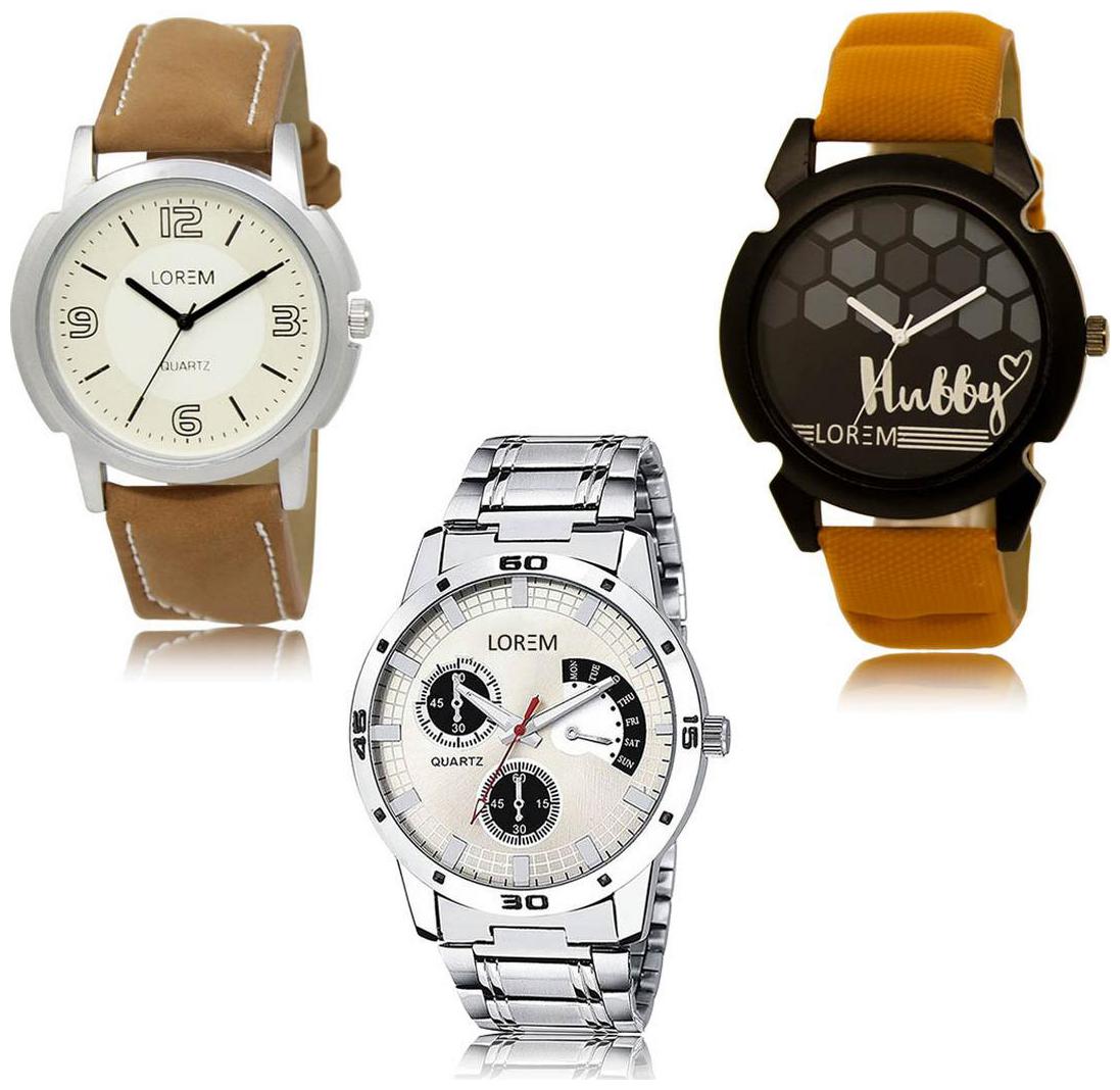 

LOREM LK-16-32-101 Multi Color New Stylish Precious Design Pack of 3