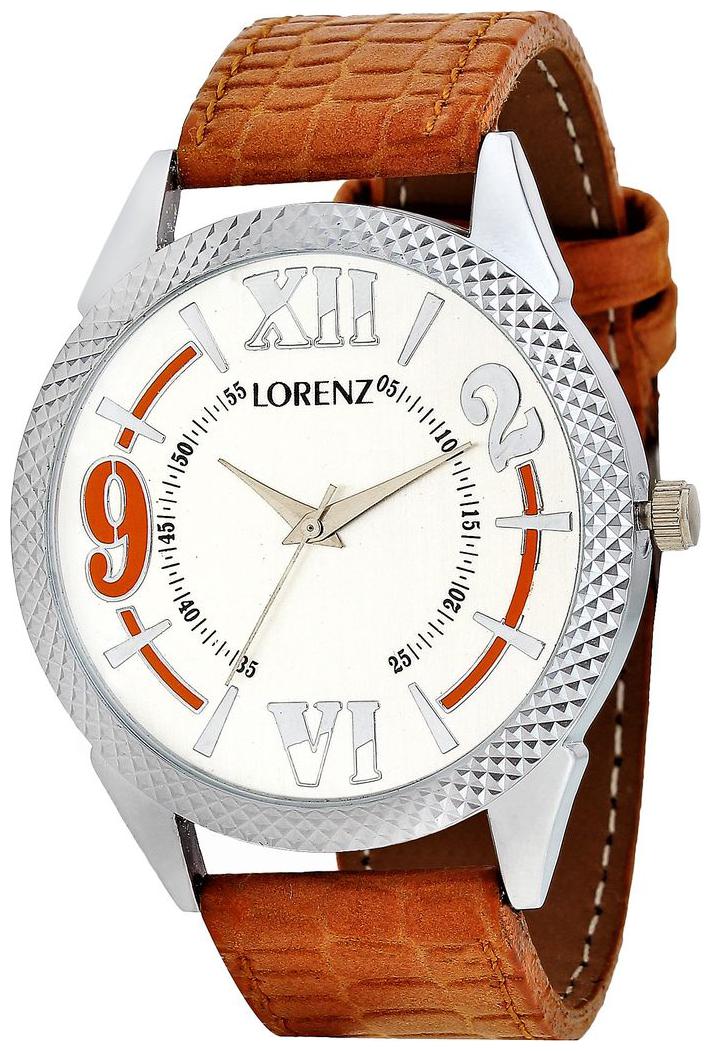 

Lorenz MK-1036A White Dial For All occasion Analog Watch For Men