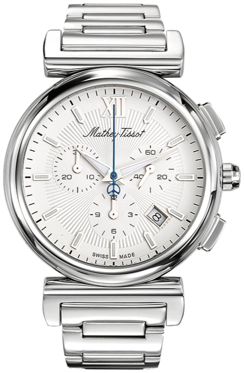 

Mathey-Tissot Chronograph Silver Dial Men s Watch - H410CHAI