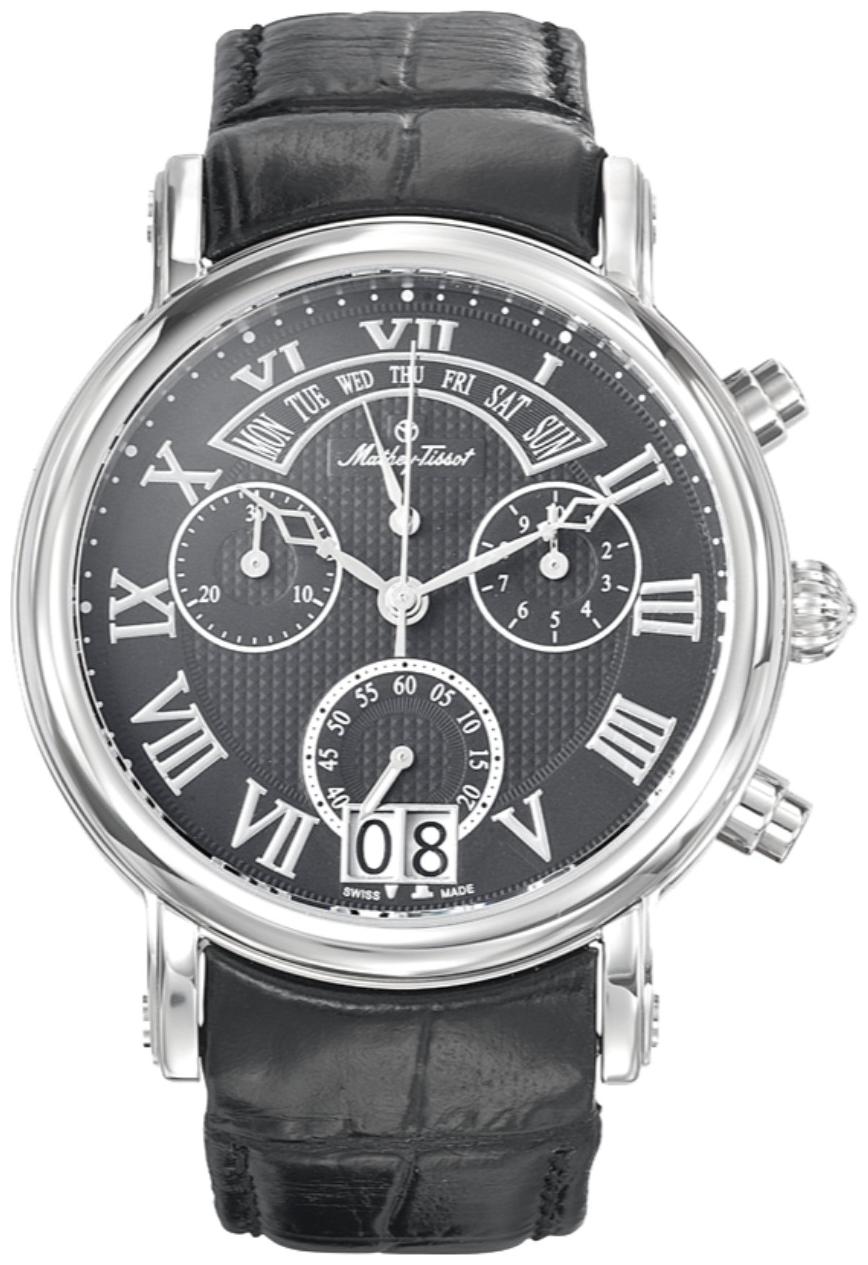 

Mathey-Tissot Chronograph Black Dial Men s Watch - H7030AN