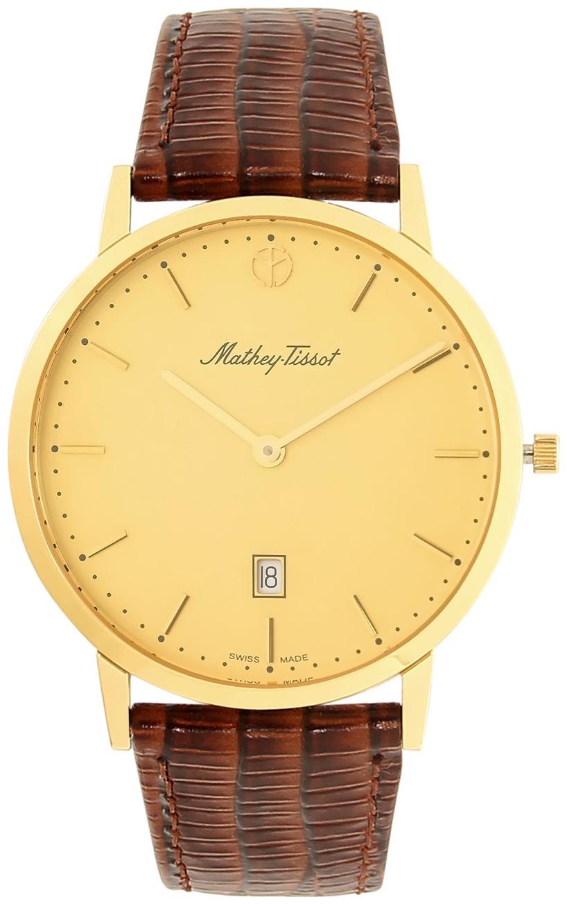 

Mathey-Tissot Analog Gold Dial Watch For Men - H9315B6PDI