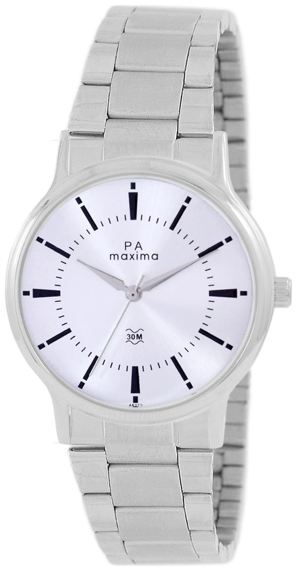 

Maxima Casual Stainless Steel Silver Analog Watch For Men