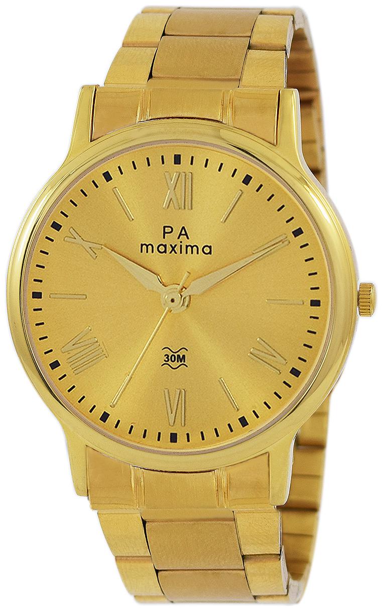 

Maxima Casual Stainless Steel Gold Analog Watch For Men