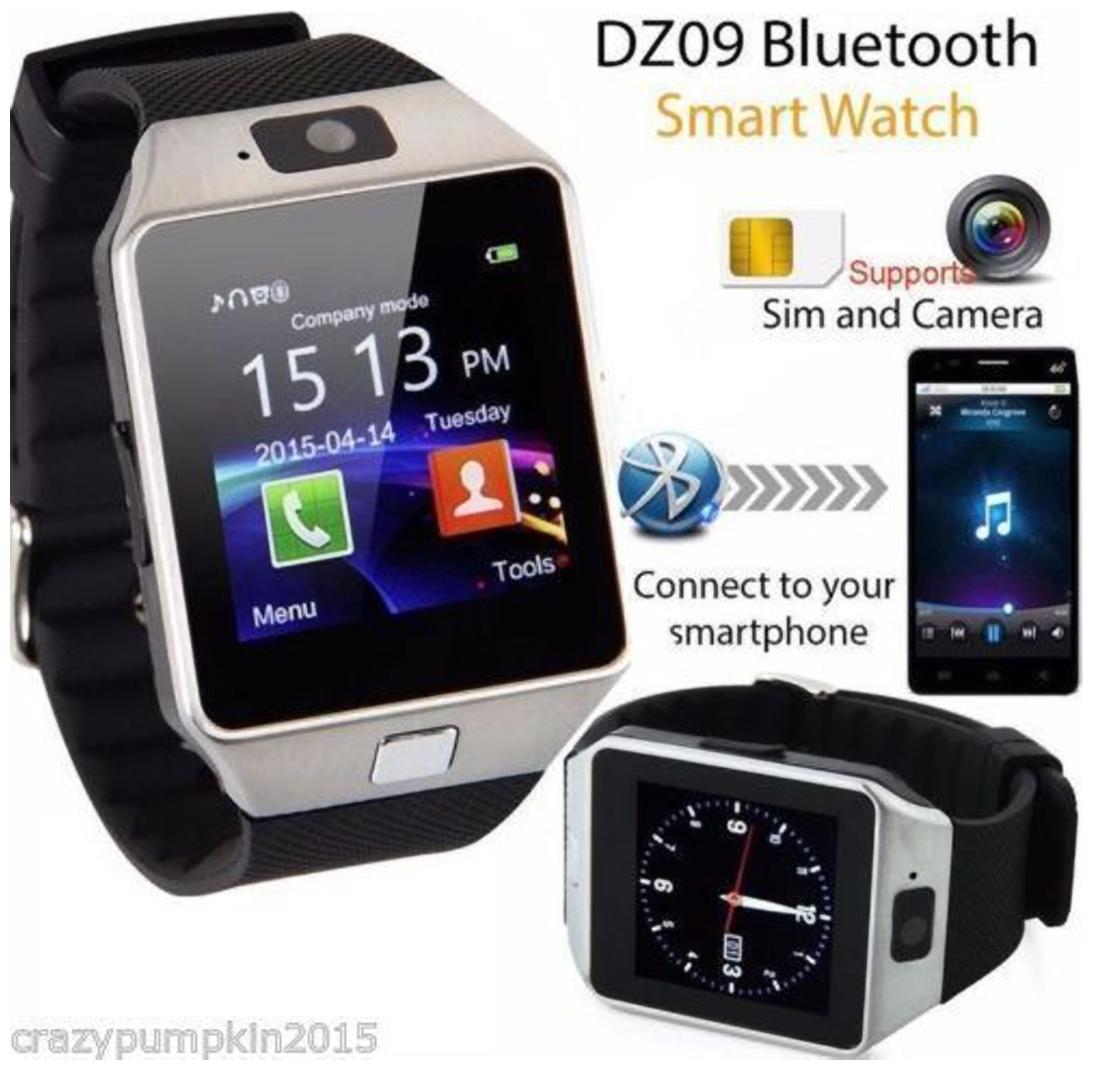 dz09 smart watch sim card