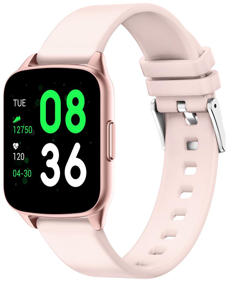 

Miracle Digital Gear PRO (Rose Gold) Fitness Band Smartwatch with 1 3 inch Bright Capacitive LED Full Touch Screen Multi Functional Activities Heartrate Monitor Blood Pressure IPX67 Water Proof