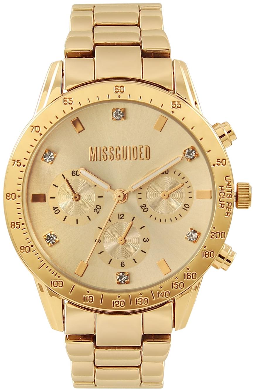 

Missguided Women Gold Chronograph Watch MG034GM