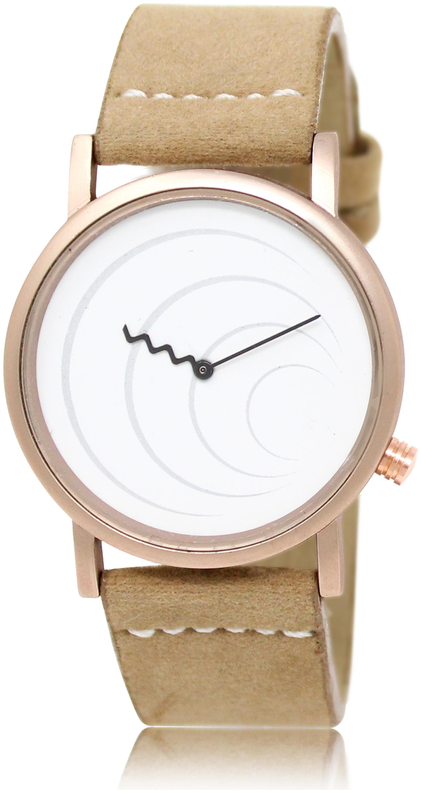 

NEW ULTIMATE FAST SELLING TRACK DESIGNER WHITE COLOR ANALOGUE DIAL WITH CREAM COLOR LEATHER STRAP SNAKE WAVE WATCH HAND WATCH FOR HOLI DIWALI NAVARATRI NEW YEAR SPECIAL WRIST WATCH FOR GENTS GUYS