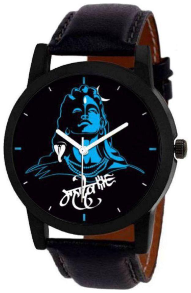 

NEWMAN Black Photo Mahadev Analog stylish watch for men s boys