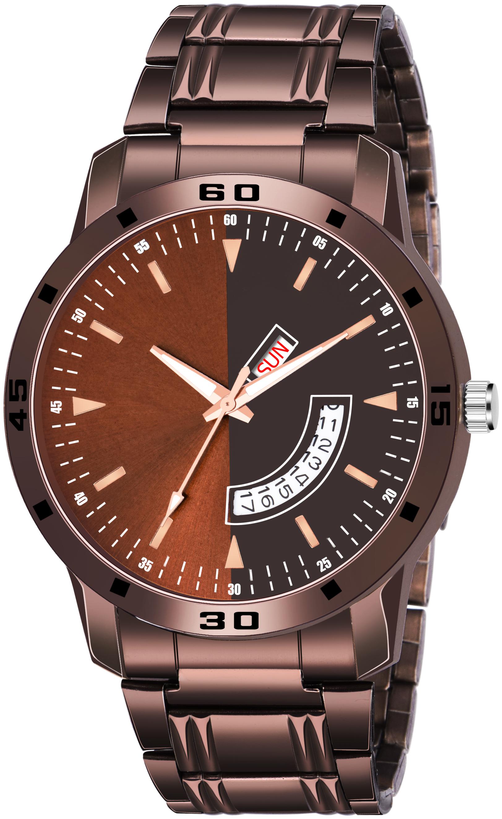 

NiyatiFab Day date Watch For Men Boys