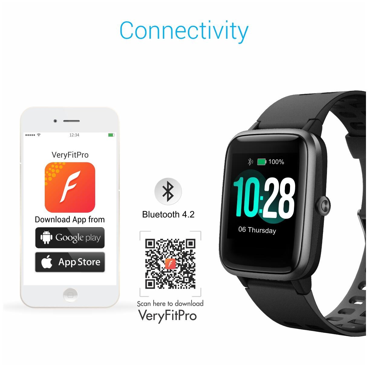 portronics smart watch