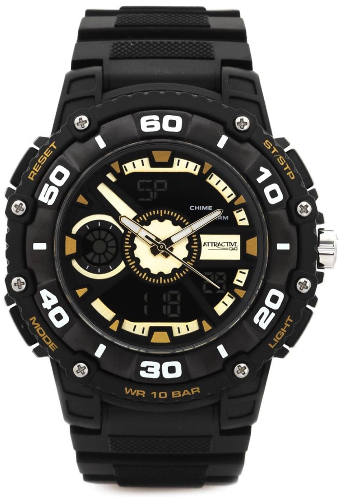 q&q de10j502y men analog-digital watch
