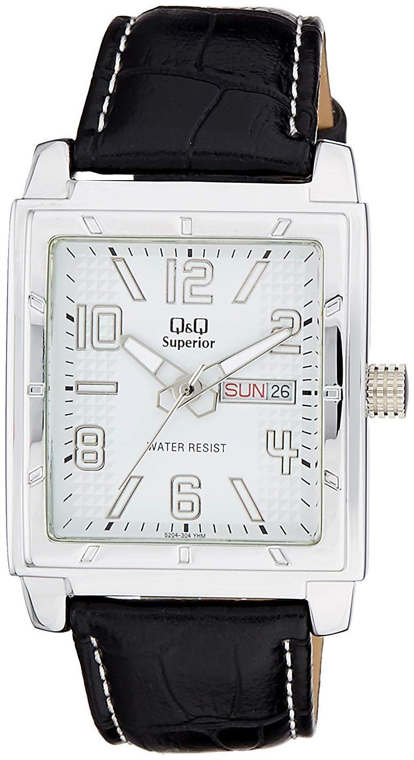 

Q Q Shogun Analog White Dial Men s Watch - S204-304Y