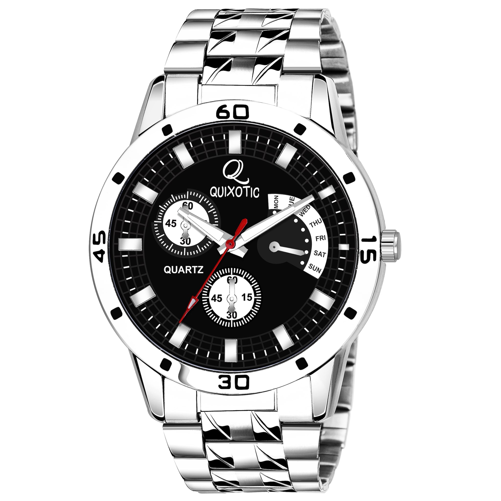 

Amazing Black Printed Dial Analog Wrist Watch - For Men Boys