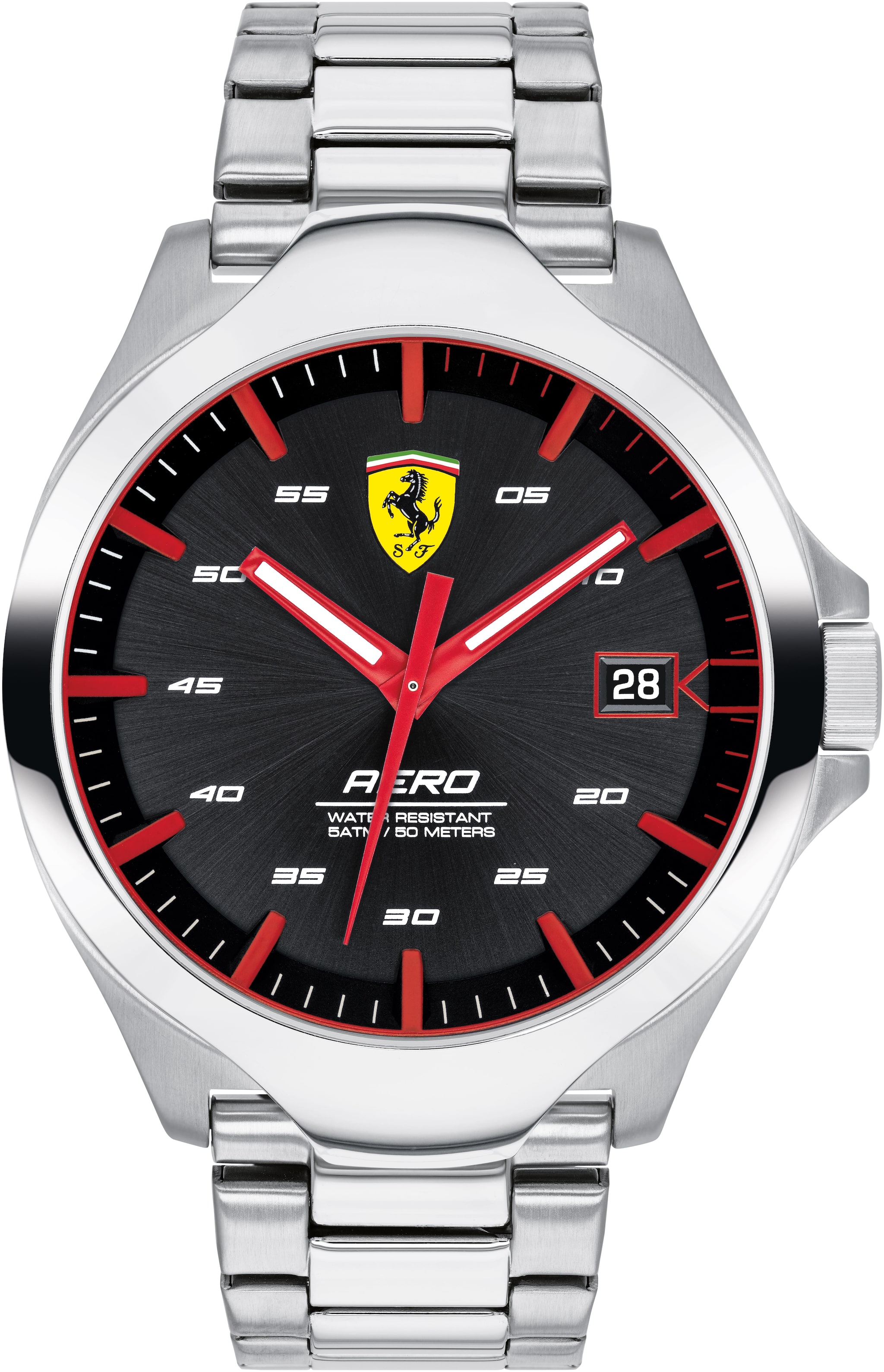 

Scuderia Ferrari Aero Analogue Black Colour Round Dial Men s Watch - 0830507
