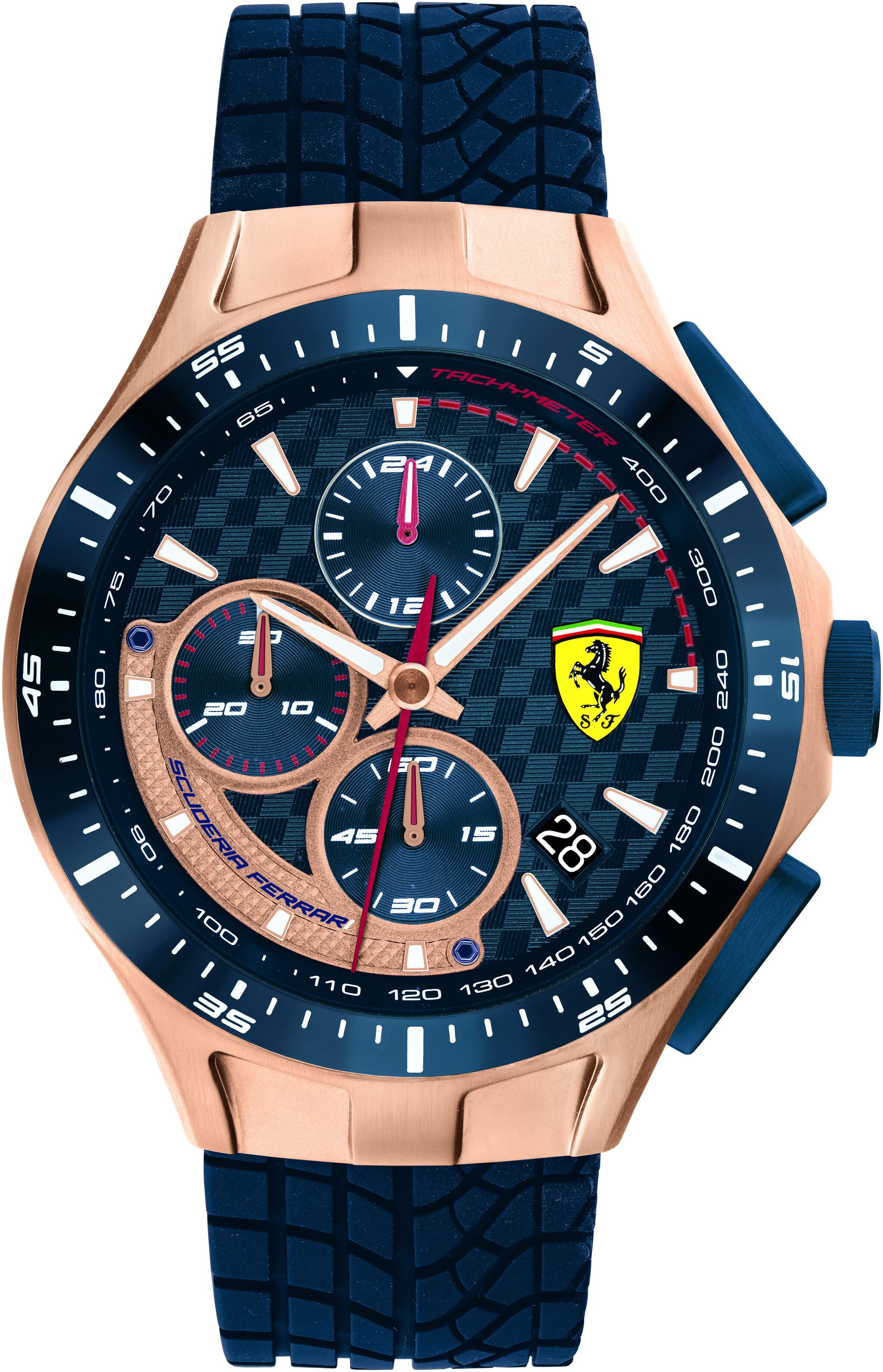 

Scuderia Ferrari Race Day Chronograph Blue Colour Round Dial Men s Watch - 0830699