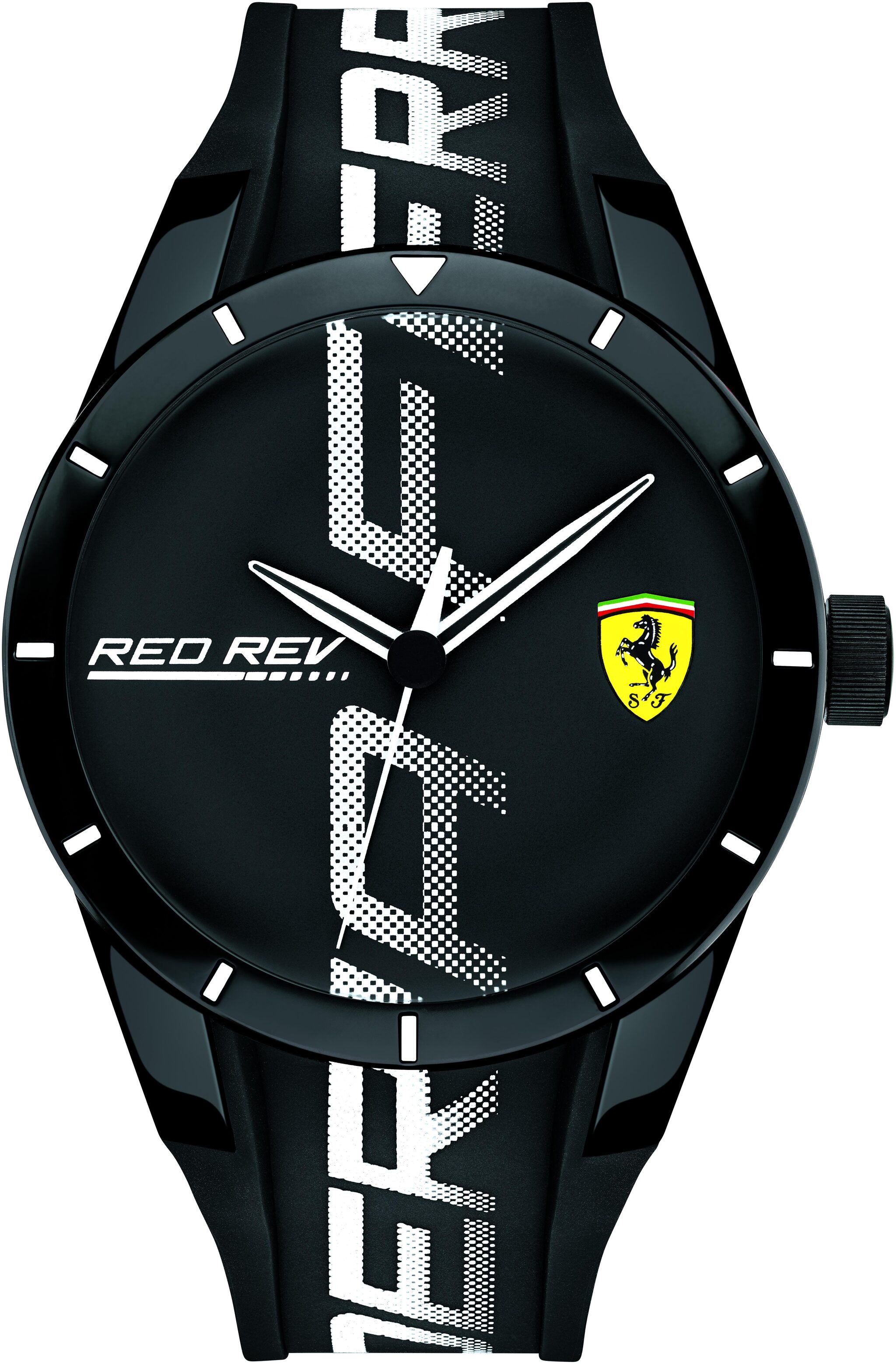 

Scuderia Ferrari Redrev Analogue Black Colour Round Dial Men s Watch - 0830613