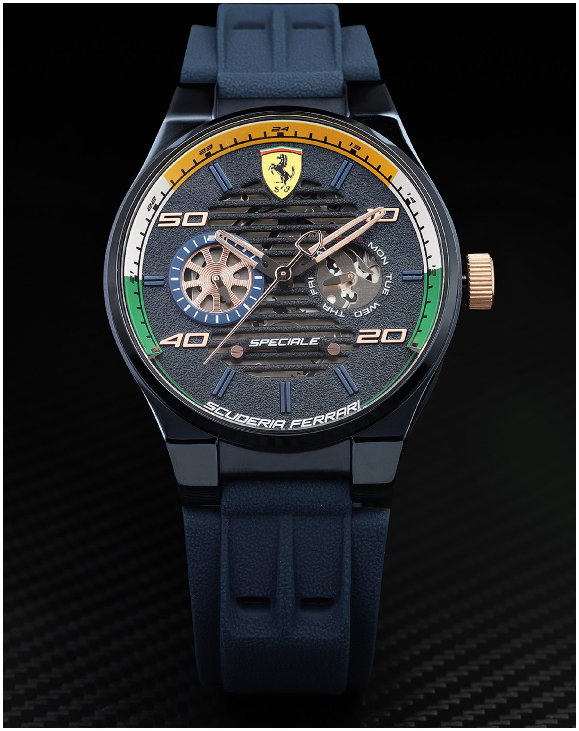 

Scuderia Ferrari Speciale Analogue Blue Colour Round Dial Men s Watch - 0830582