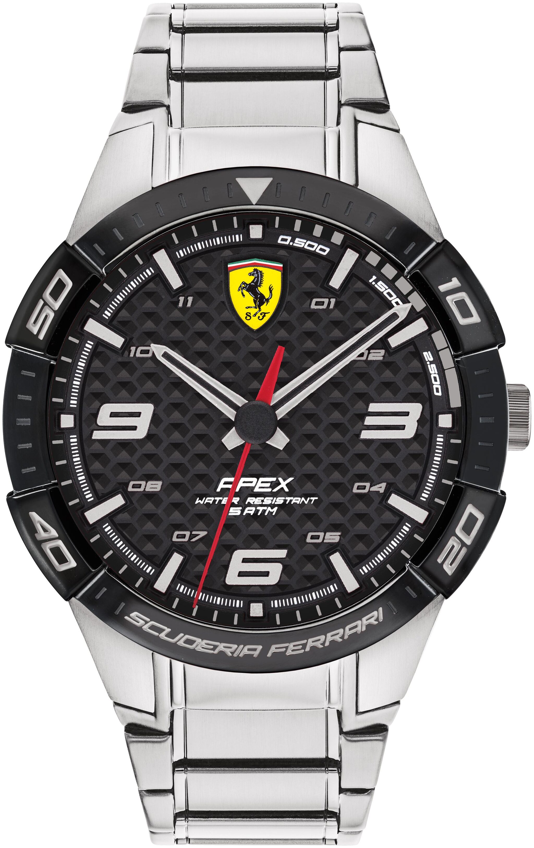 

Scuderia Ferrari Apex Analogue Black Colour Round Dial Men s Watch - 0830641