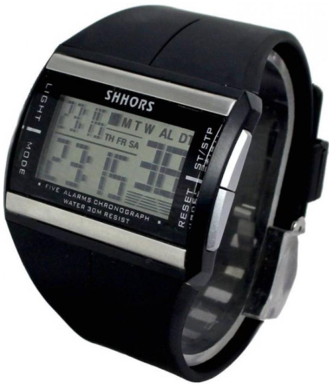 SecondsNhour SHORS RECTANGLE MULTI FUNCTION DIGITAL WATCH FOR MEN