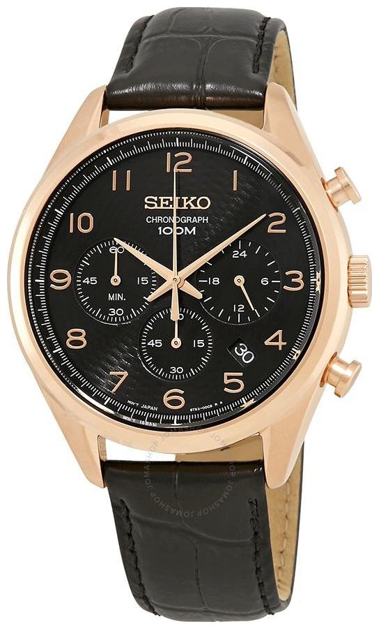 

Seiko SSB296P1 Chronograph Black Dial Men s Watch Watch - For Men