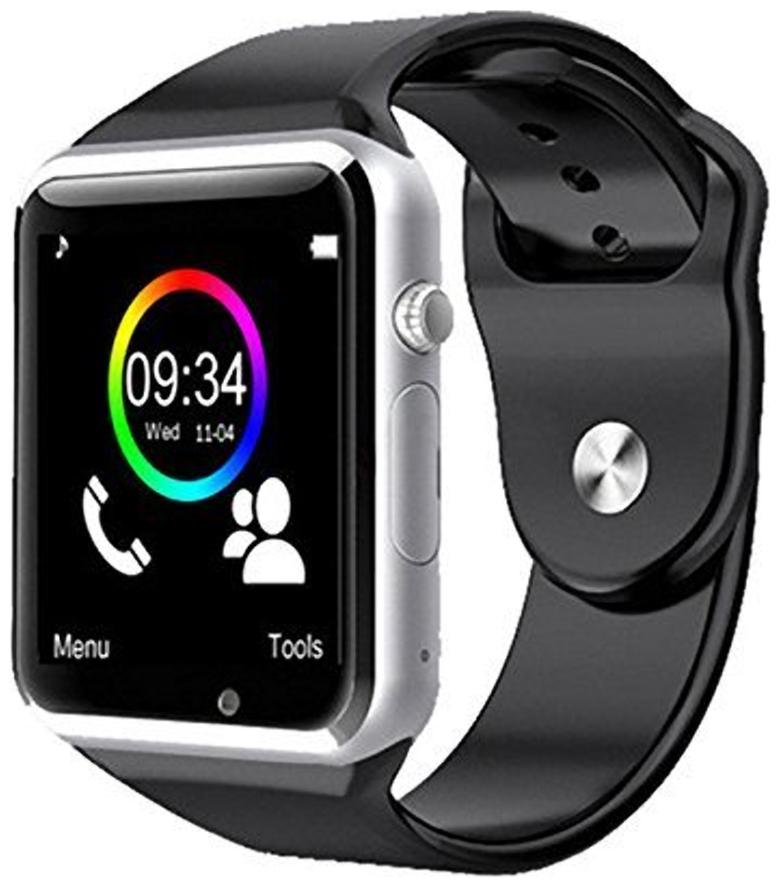

ShopAIS A1 Bluetooth Smart Sim Bluetooth pedometer Wrist Watch Men Sport Watch - Black