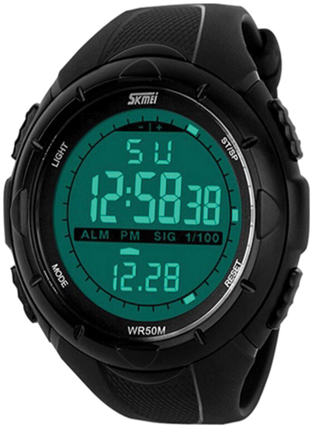 

Skmei Black Round Shape Watch