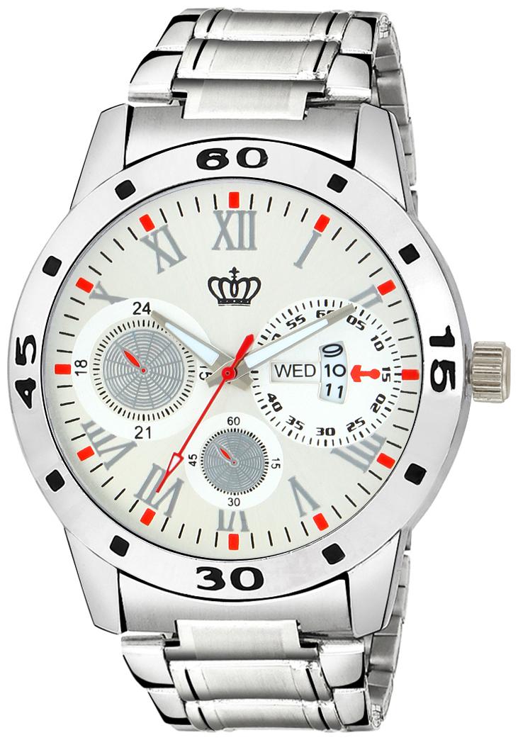 

Smael CSM26 Exclusive Day Date Working Black Dial Stainless Steel Case Men s Watch