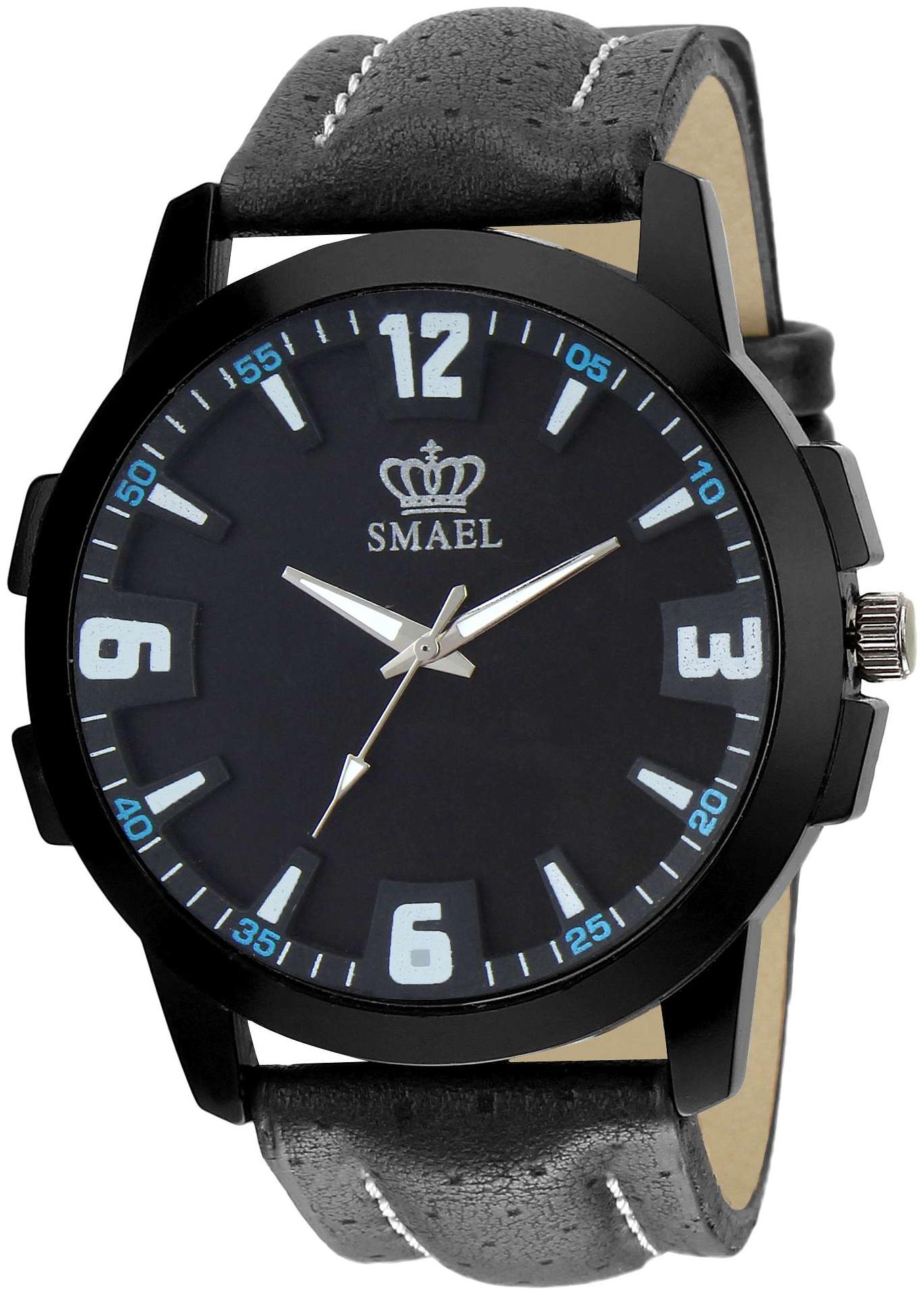 

SMAEL Exclusive Series Quartz Movement Analogue Black Dial Watch for Boys and Men(CSM85)