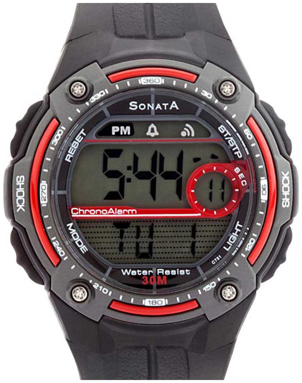 

Sonata Nf7949Pp01J Men Digital Watch