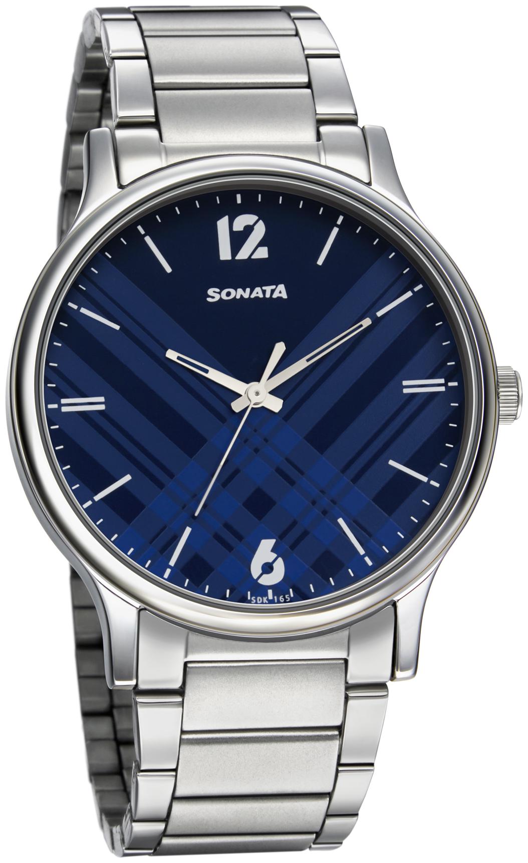 

Sonata Blue Analog Watch For Men