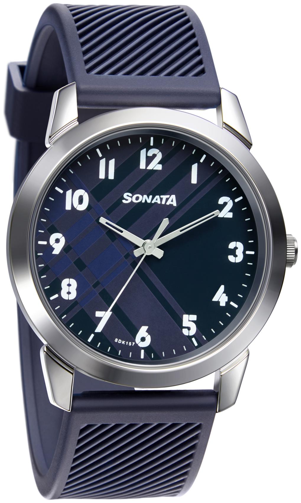 

Sonata Blue Analog Watch For Men