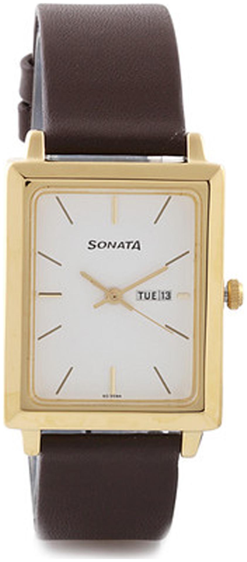 

Sonata Ng7078Yl03 Men Analog Watch