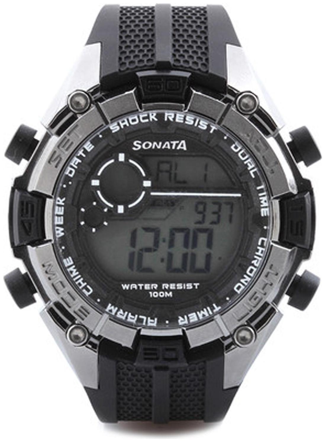 sonata ladies digital watch