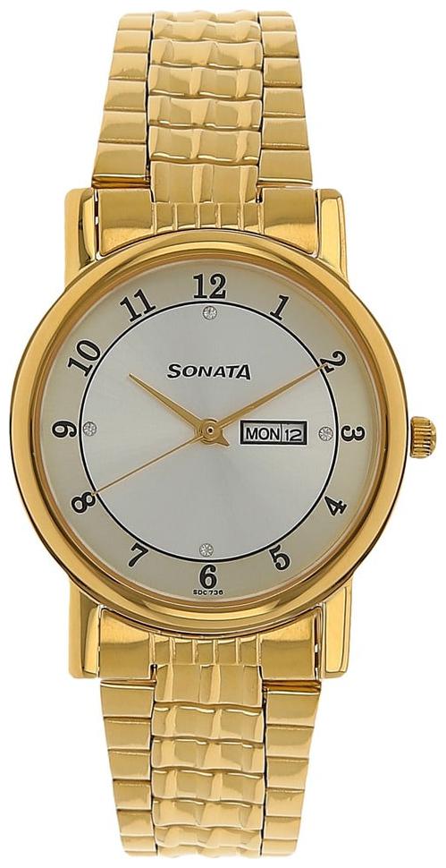 

Sonata NK7987YM03W Men Analog watch
