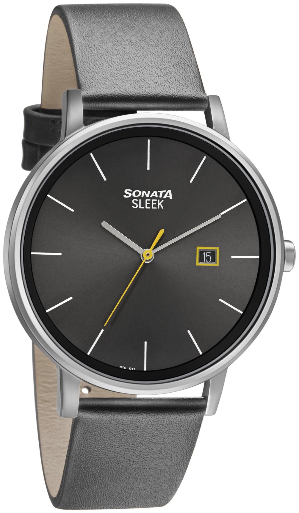 sonata men's wrist watch price