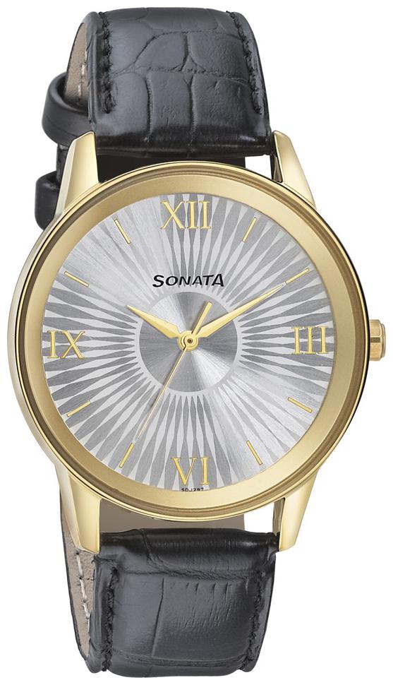 

Sonata White Dial Analog Watch for Men
