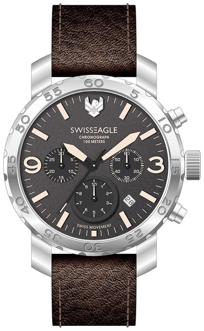 

Swiss Eagle Analog Black Dial Men s Watch