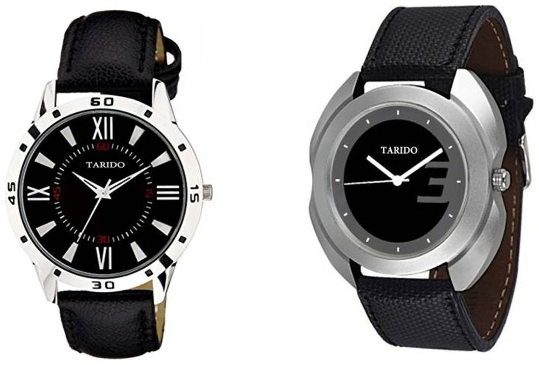 

Tarido Black Dial Combo Watch - For Men