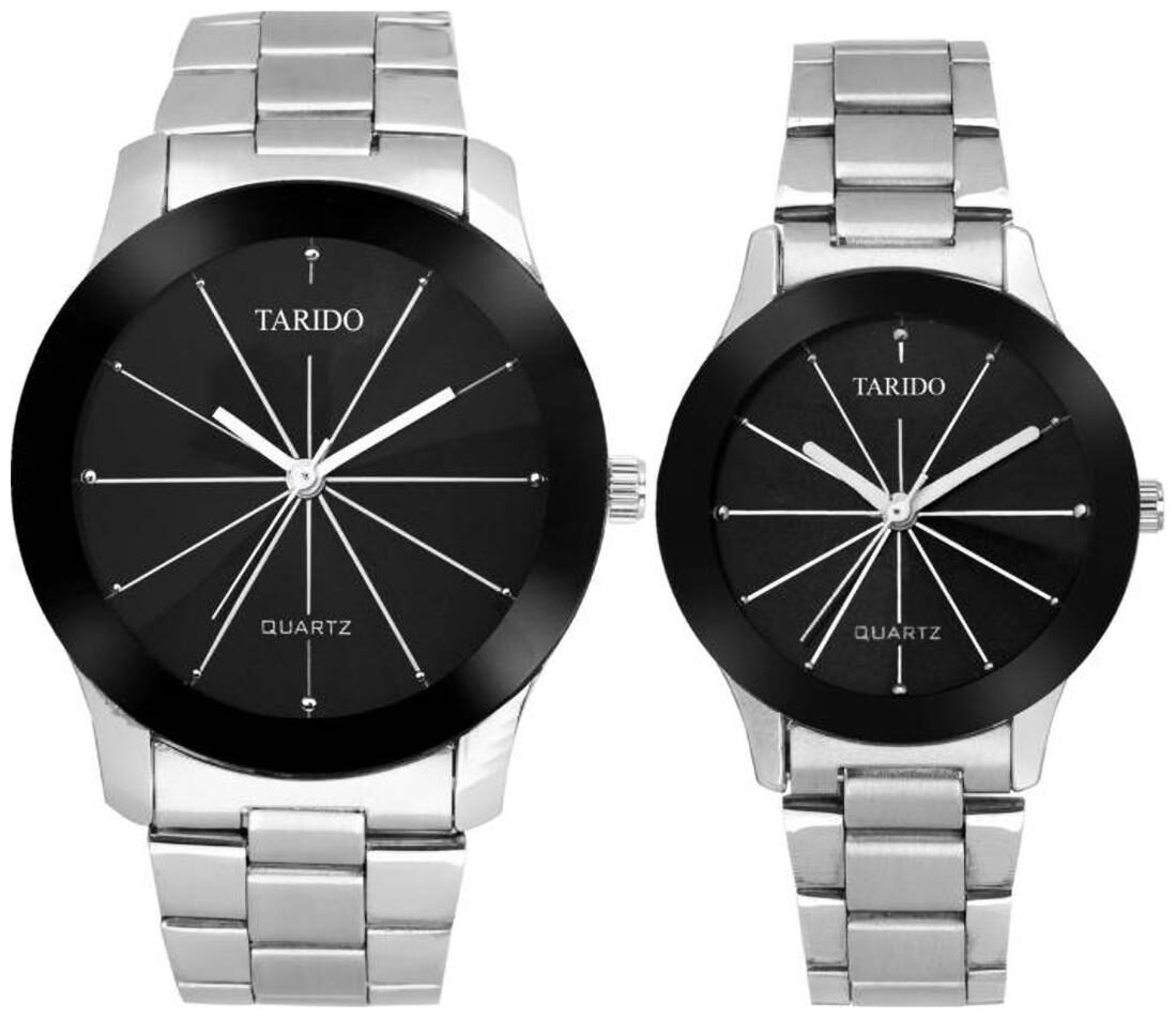 

Tarido Black Dial Combo Watch - For Men