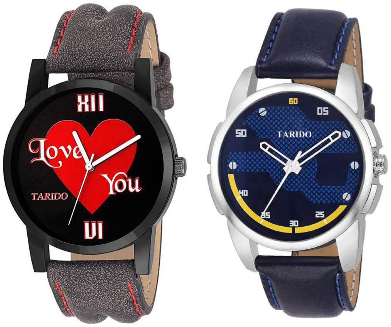 

Tarido Designer Partywear Combo Wrist watches for Men
