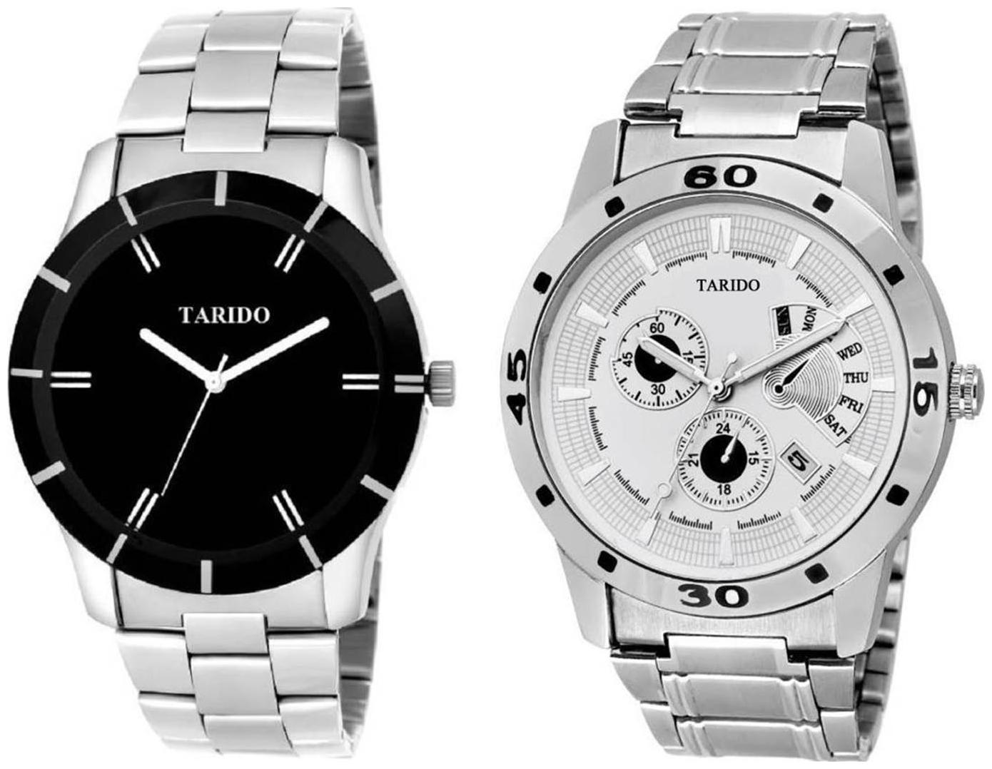 

Tarido Designer Partywear Combo Wrist watches for Men