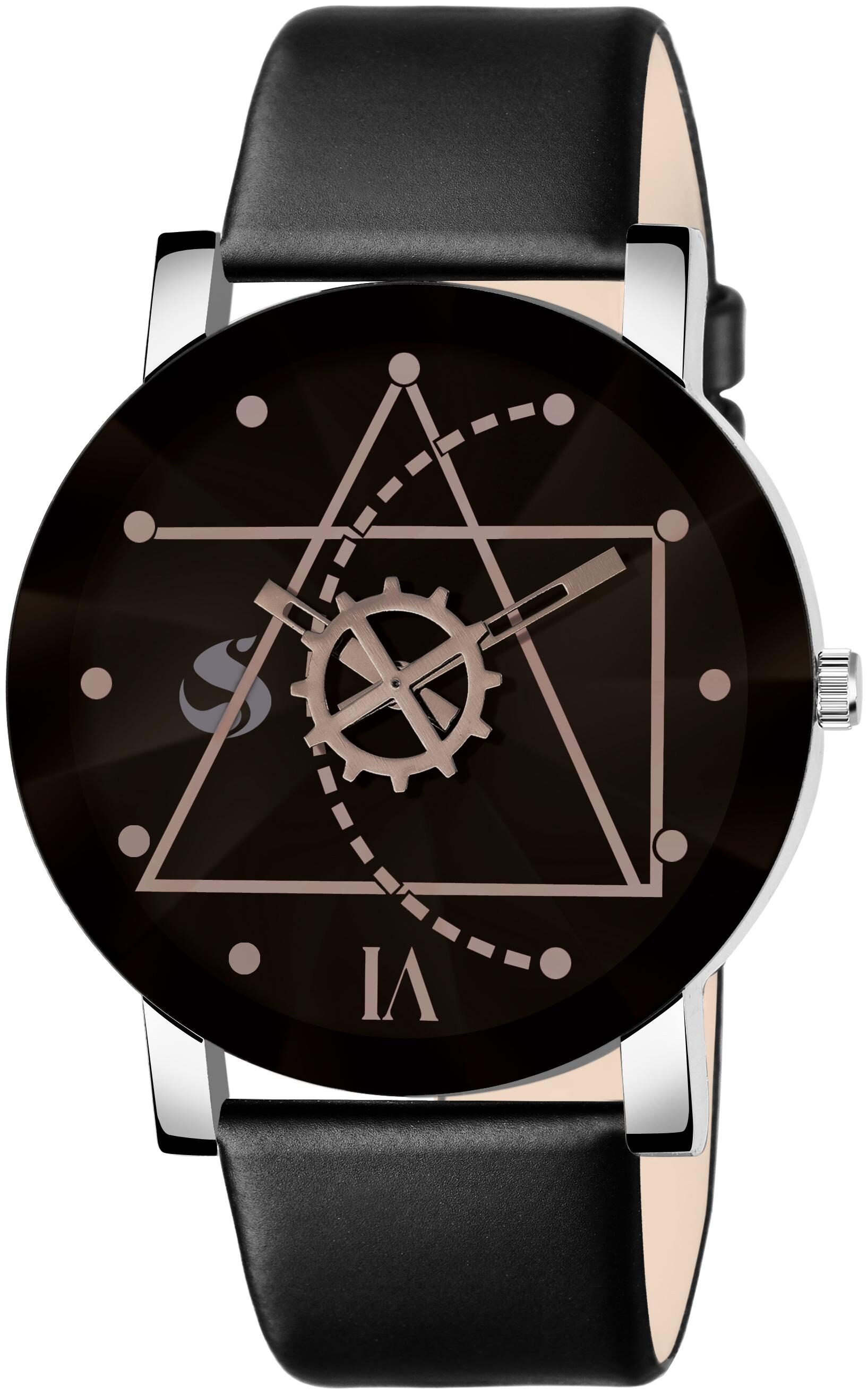 

The Shopoholic Leather Analog Watch For Men