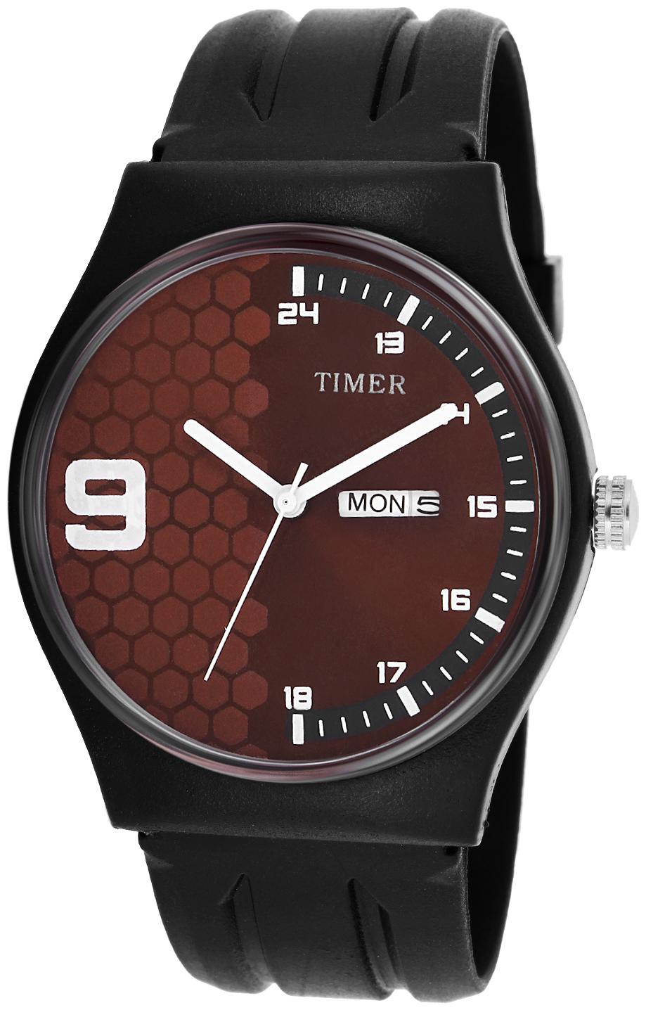 

TIMER DAY AND DATE EXCLUSIVE SPORTY ANALOGUE WATCH FOR BOYS AND MEN TC-PW-334