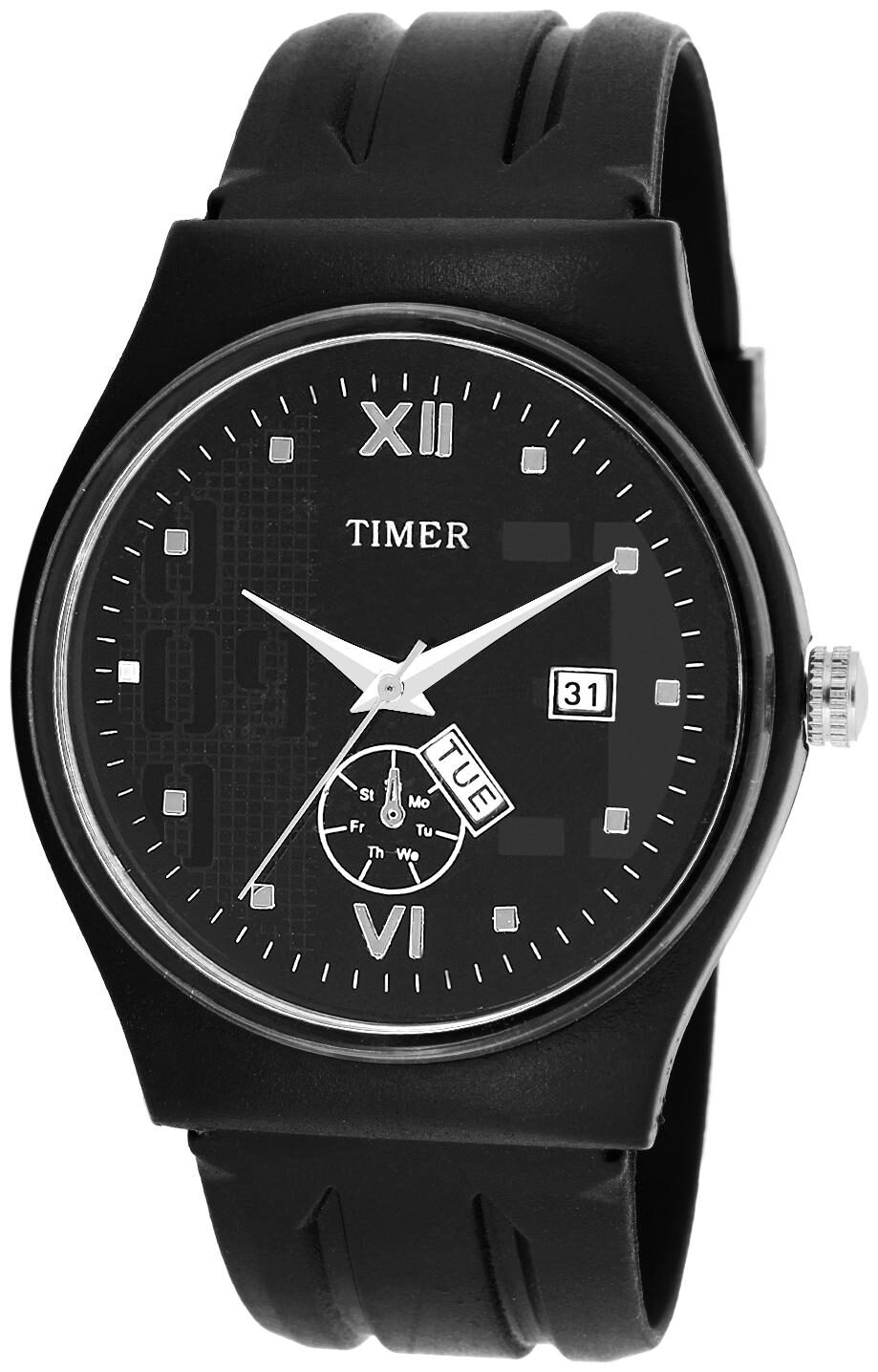 

TIMER DAY AND DATE EXCLUSIVE SPORTY ANALOGUE WATCH FOR BOYS AND MEN TC-PW-329