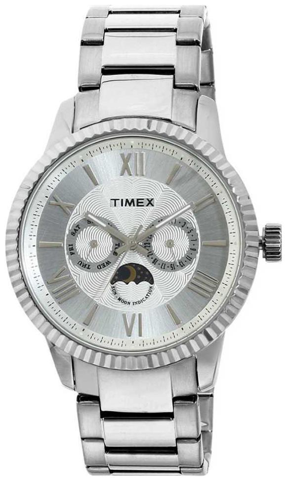 

Timex Analog Silver Dial Men s Watch - TWEG15106