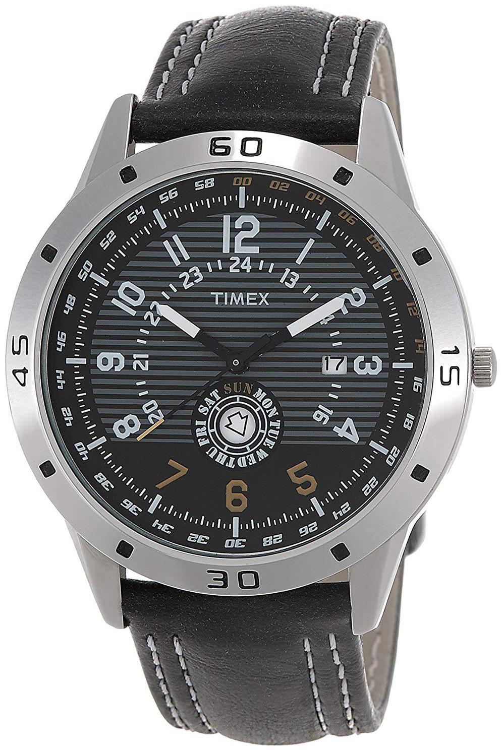Timex Black Round Analog Watch TI000U90100 by Litejoy Store