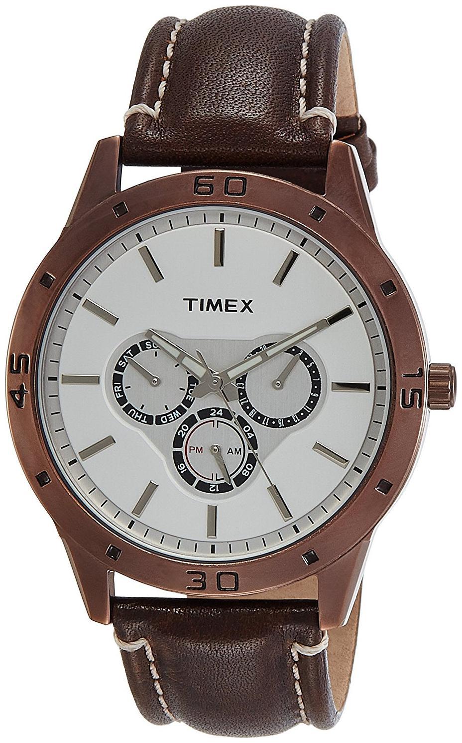 

Timex Leather Chronograph Watch