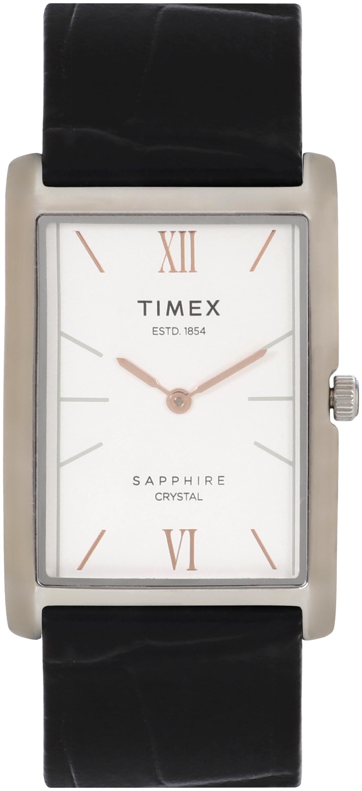 

TIMEX Sapphire Crystal Analog Silver Dial Men s Watch-TWEG17301