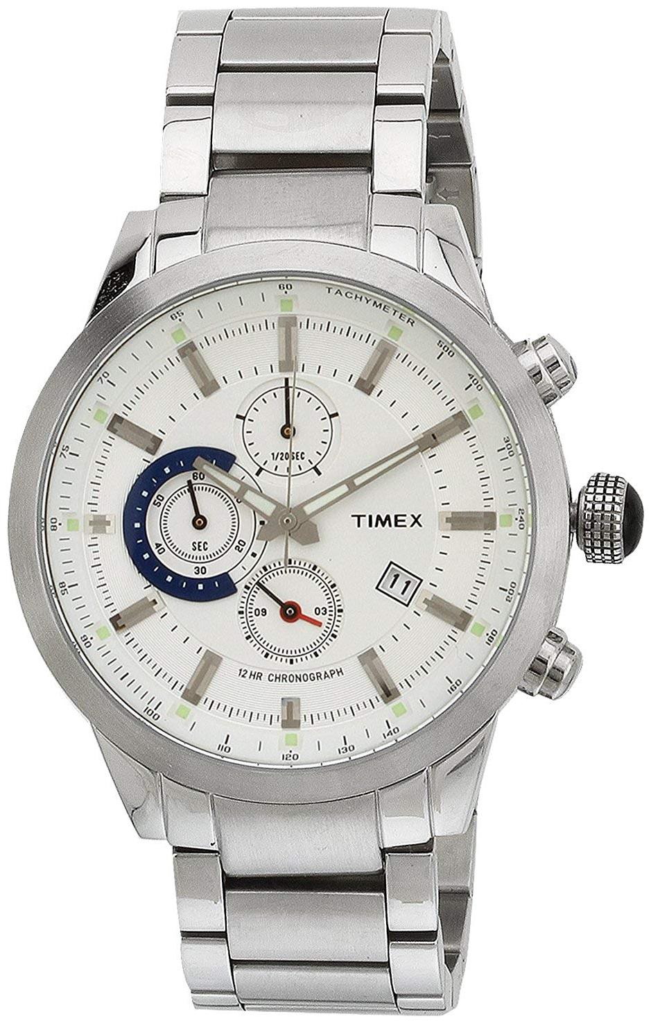 

Timex TW000Y400 Silver Round Analog Watch