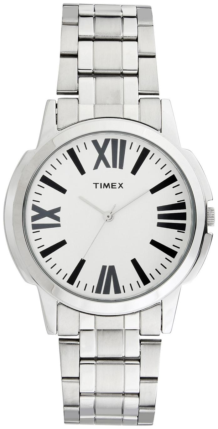 

Timex White Dial Chain Watch for Men s- TW000CP00